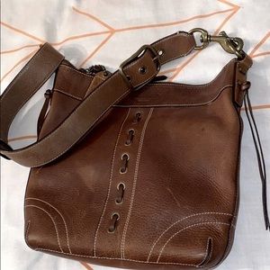 Authentic Vintage Leather Coach Bag F06S-10399